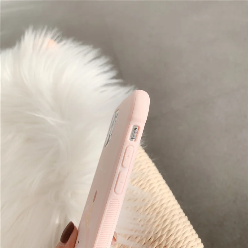 3D чехол для телефона с изображением леденца медведя для iphone 11 Pro XS Max XR X 8 7 Plus, противоскользящий противоударный мягкий чехол с изображением пары конфет