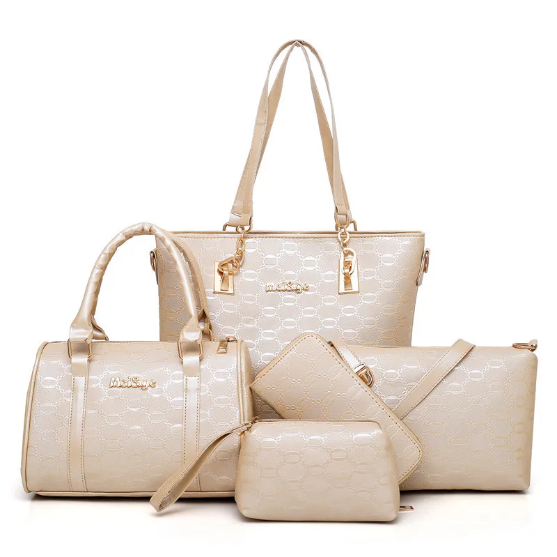 

Yun Xi Bag Wholesale 2019 Spring New Style Simple Shoulder Handbag Versatile Different Size Bags Five Pieces Set