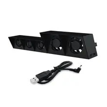 USB вентилятор охлаждения внешний турбо контроль температуры кулер для Playstation PS4 игровой консоли Вентилятор Кулер