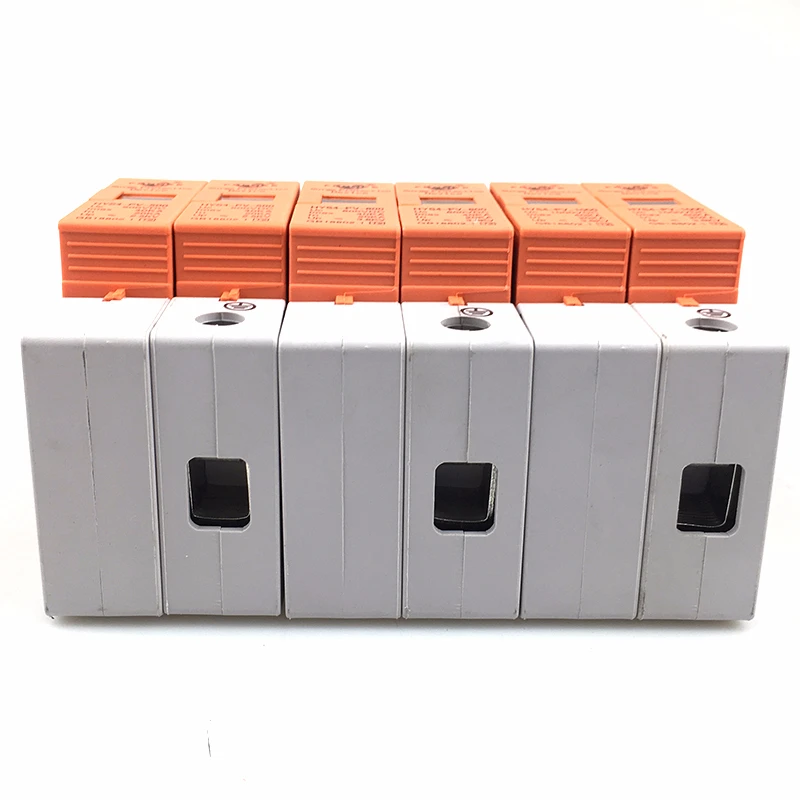 Dc 1000V 800V 500V 20ka ~ 40ka 2P 2 полюсный Spd дом Защита от перенапряжения защитное устройство