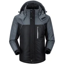 Мужская зимняя хлопковая стеганая одежда, матовая и толстая рабочая одежда, хлопковая стеганая куртка, уличная теплая водостойкая куртка с капюшоном