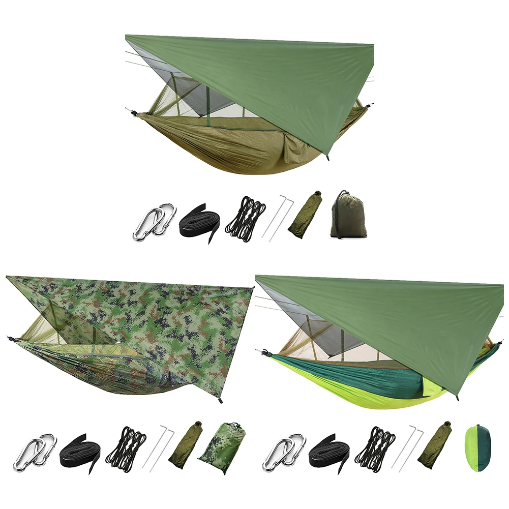 Portable Camping Hammock Mosquito Net and Hammock Canopy With Mosquito Net Hammock Set Outdoor Camping Hiking Supplies