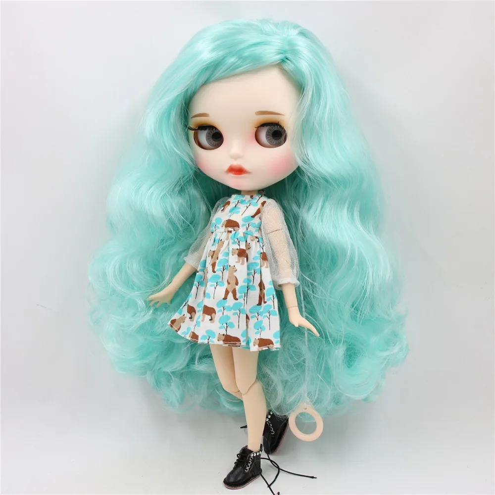 ICY factory шарнирная кукла blyth joint/нормальное тело Мятные волосы матовое лицо 1/6 игрушка BL4268/136 30 см подарок для девочки