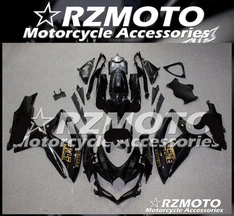 ABS мотоцикл обтекатель комплект для SUZUKI GSXR600 750 K8 2008-2010 год кузов литья под давлением Магазин № 1135