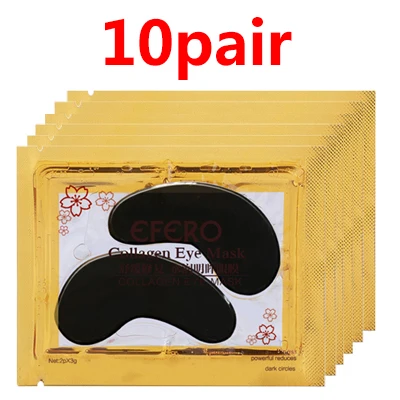 Eye Patches Hyaluronic Acids Microneedle Eye Pads Moisturizing Wrinkles Fine Lines Dark Circles Removal Collagen Eye Mask Patch 10Pair K147 B
