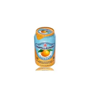 

San Pellegrino Sparkling Fruit Beverage 330ml Can Orange Citrus Flavour Ref 12166832 Pack 24 137700