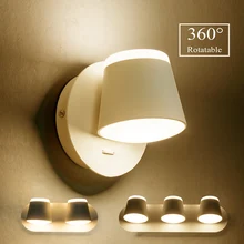 Современный регулируемый светодиодный настенный светильник на 360 градусов, прикроватный настенный светильник для гостиной, настенный светильник, гостиничный светильник ing