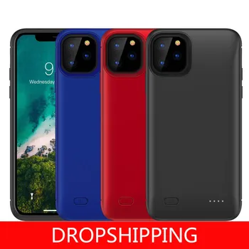 

Battery Charger Case For iPhone 11 Pro Max Battery Case Power Bank Charging Cover For iPhone 11 Charger Slim External Back Pack