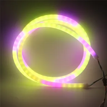 

Round Silicone Tube Led Strip Neon Light 5V 12V WS2811 SK6812 RGBW 60Leds/M Waterproof IP65 Flexible Led Neon Tube Lighting 1-5m