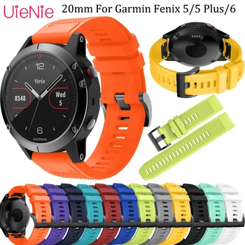 

22MM Quick Release Strap For Garmin Fenix 5 Watch Silicone Wrist Band For Garmin Fenix 5 Plus Strap For Garmin Fenix 6 Watchband