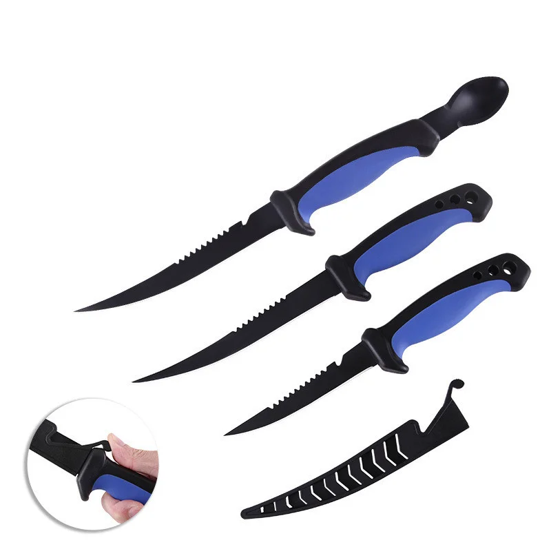 Fish Cutting Knife Fish Knife Stainless Steel Back Tooth Processing