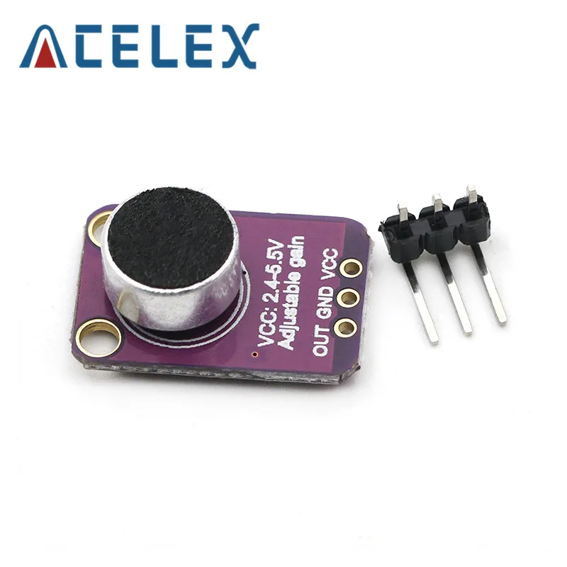 GY MAX4466 Electret микрофонный модуль усилителя с регулируемым коэффициентом усиления