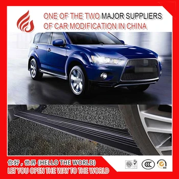 

High quality aluminium alloy Automatic scaling Electric pedal side step running board for Outlander