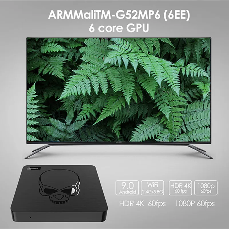 ТВ приставка Beelink GT King Amlogic S922X Android 9 0 4 Гб LPDDR4 64 ПЗУ поддержка 2 4G голосовое