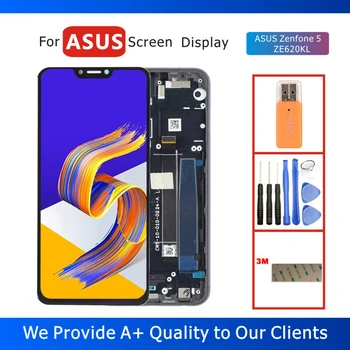 

100% Tested 6.2" LCD Display for ASUS Zenfone 5 ZE620KL Display with Touch Screen Digitizer Assembly Frame Replacement Parts