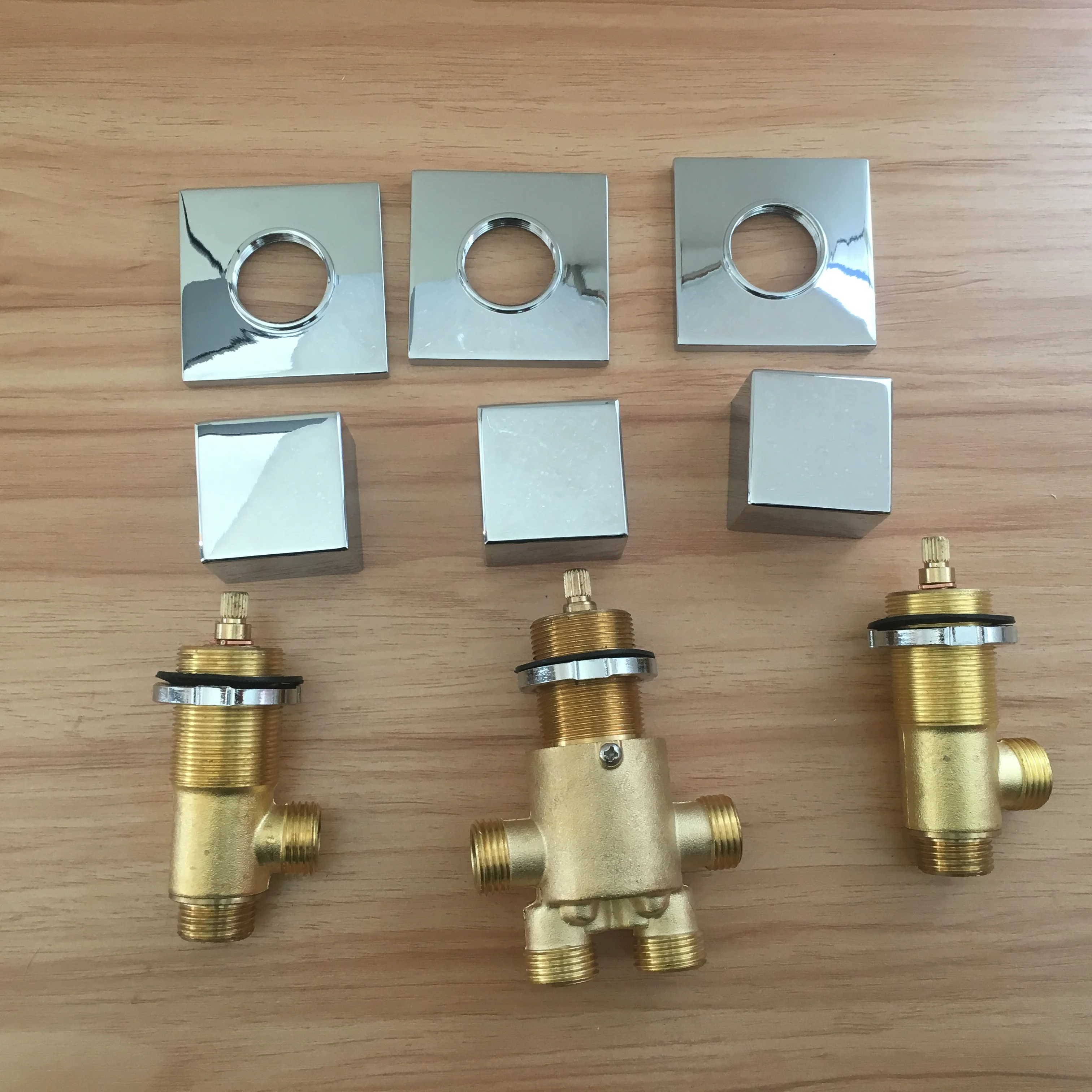 MTTUZK Square Handle Brass Switch Valve for faucet shower mixer Bath faucet control valve Split Bathtub faucets 5