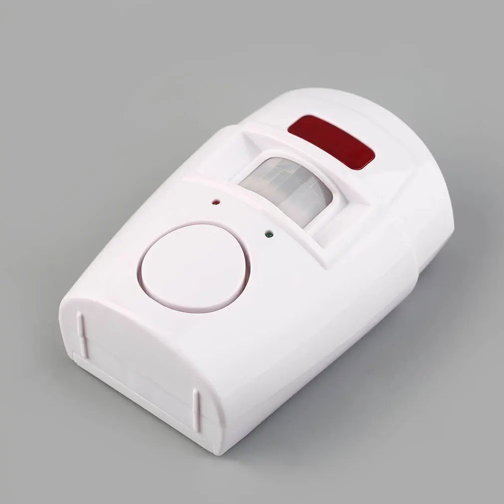 LESHP 105 dB MP Alert Infrared Sensor Alarm system 2 Remote Controller Wireless Home Security PIR Anti-theft Motion Detector