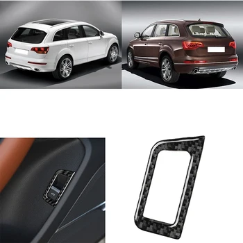 

Car Rear Trunk Switch Button Cover Trim Carbon Fiber Decor Replacement for Q7 SQ7 4M 2016-2019