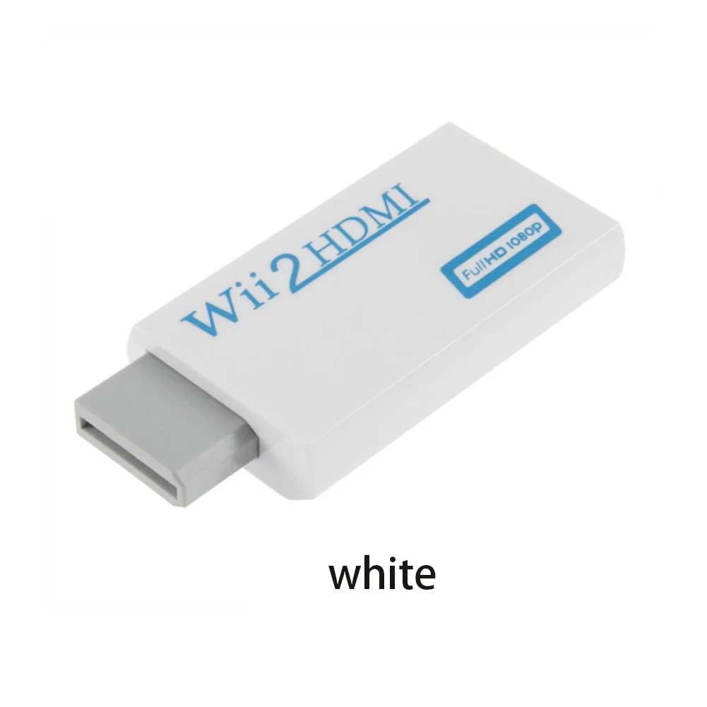 HDMI адаптер конвертер Поддержка FullHD 720P 1080P 3,5 мм аудио Wii2HDMI адаптер видео и аудио цифровой HDMI формат для HDTV кабель