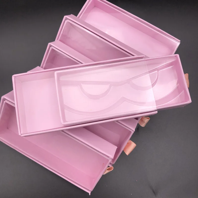 Mikiwi горячая детская розовая квадратная норка накладные ресницы упаковка логотип блеск бумага магнитная коробка ПВХ ящик Чехол пустая коробка