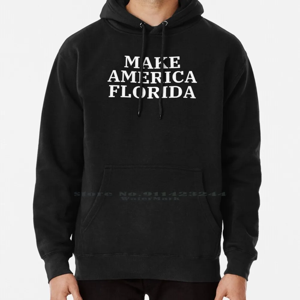 

Make America Florida ( White Letters On Red ) Hoodie Sweater 6xl Cotton Make America Florida Desantis For President Desantis 4