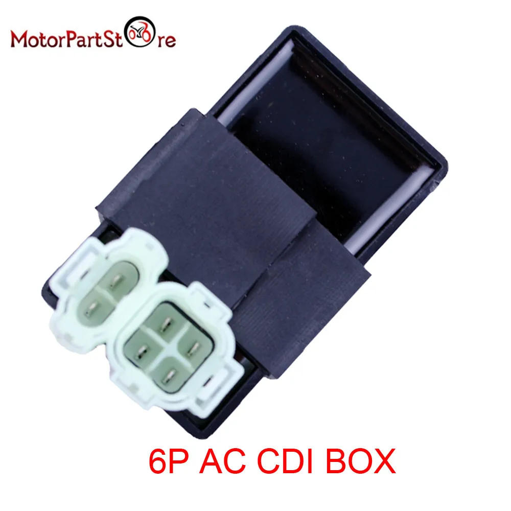 Новый гоночный 6 Pin CDI зажигания коробка для GY6 50cc 125cc 150cc 250cc Мопед Скутер ATV Quad Go Kart
