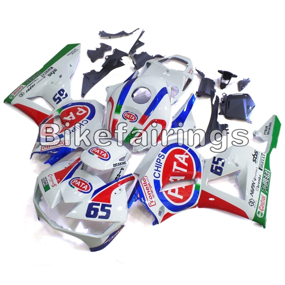 Белый зеленый и красный обтекатели ABS литья под давлением велосипедные панели