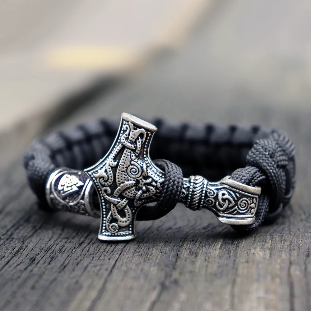 Mens-Viking-Mjolnir-Leather-Bracelet-Thor-hammer-Wristband-Norse-Mythology-Runes-Amulet-Jewelry (3)