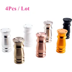 Pied de meuble en bois massif Style européen, 4 pièces, en métal, pour canapé, lit, chaise, Support d'armoire, matériel de remplacement, commode de luxe, bureau 