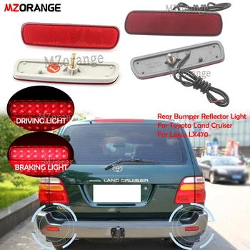 

Rear Bumper Reflector Light For Toyota Land Cruiser/For Lexus LX470 Tail Brake Stop Fog Lamp DRL Car styling bumper light