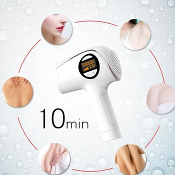 

2020 New Laser Epilator 600000 Flashes Permanent Iced IPL Photoepilator Device Household Underarm Lips Body Hair Remover Machine