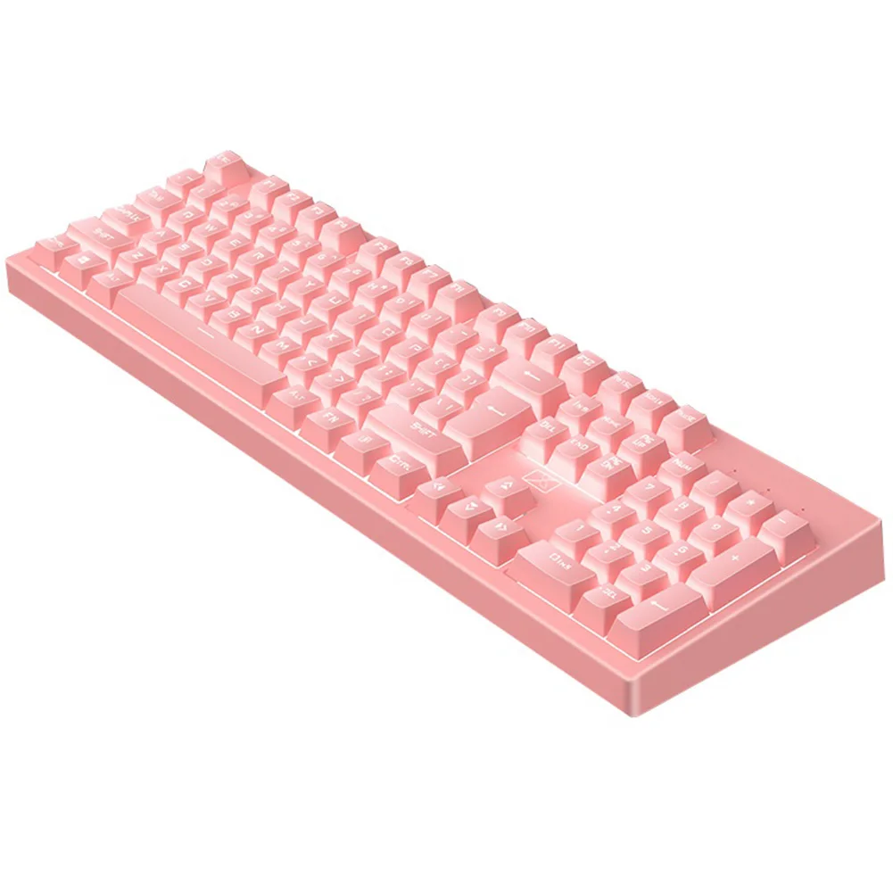104-key игровой ПК компьютер Aaccessories Проводная клавиатура крутая Мода с LEDlight USB