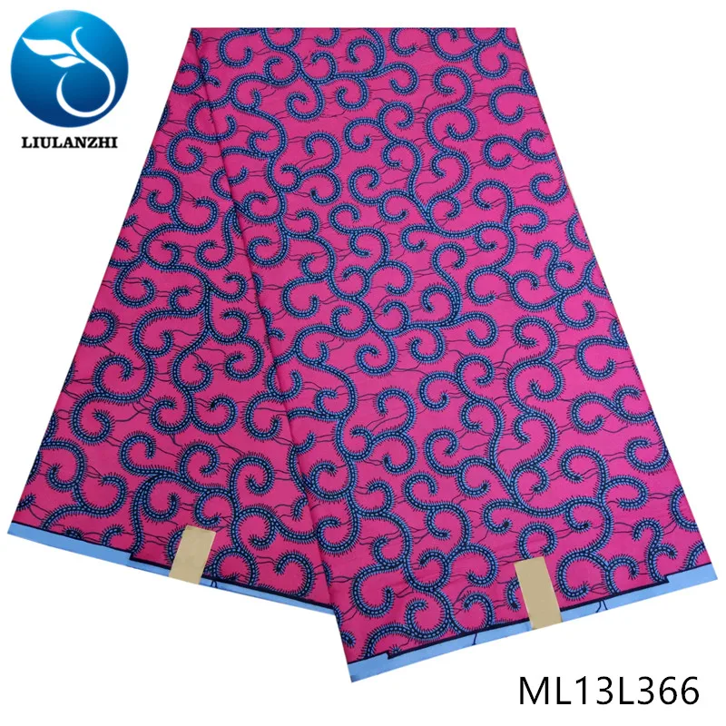 LIULANZHI африканская восковая ткань s полиэстер восковая ткань для платья новое поступление Анкара восковая ткань ML13L357-ML13L374
