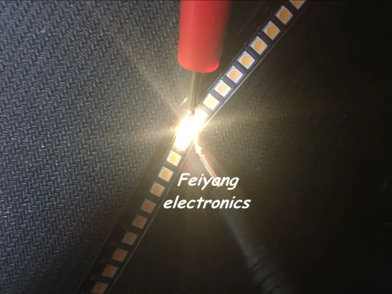 100 шт. 3528 SMD светодиодный белый/теплый белый 1210 СВЕТОДИОДНЫЙ Ультра-яркий