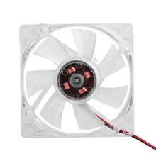 80 мм чехол-вентилятор 12 В 4Pin бесшумный чехол для ПК Вентилятор охлаждения с крутым синим светодиодный светильник для компьютера чехол-холодильник
