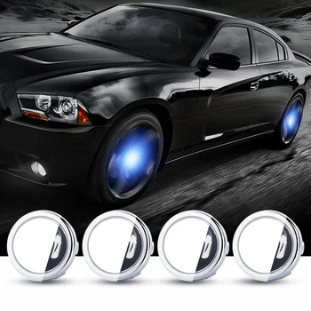 

Hub Light Cap Lamp 4PCS Car Floating Illumination Wheel Center Caps LED Light Cover Lighting Energy Flash For Dodge 63mm 54mm