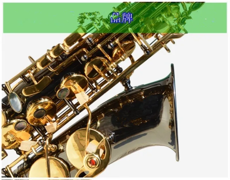 2020 Новый альт саксофон профессиональный черный никель золотой ключ Sax ETune