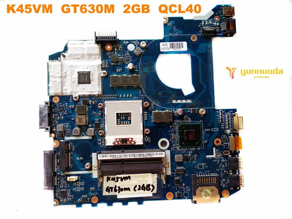Оригинальная материнская плата для ноутбука ASUS K45VM GT630M 2GB QCL40 LA-8221P протестирована