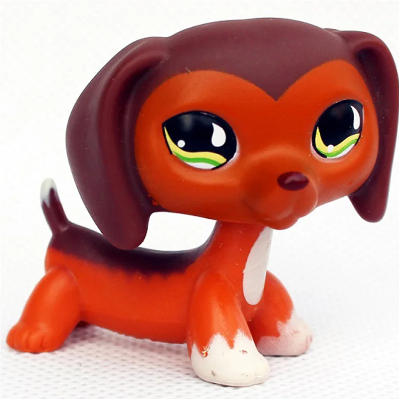 Лпс стоячки кошки игрушки Lps кошка редкие животные pet shop игрушки подставки Собака Такса колли кокер спаниель great dane Хаски старый Рисунок Коллекция - Цвет: 675