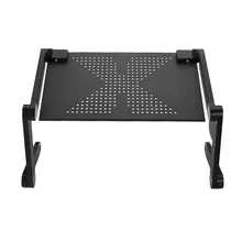 Портативная Регулируемая на 360 градусов подставка для ноутбука, ноутбука, настольный поднос, ленивый складной компьютерный стол из алюминиевого сплава, новое поступление