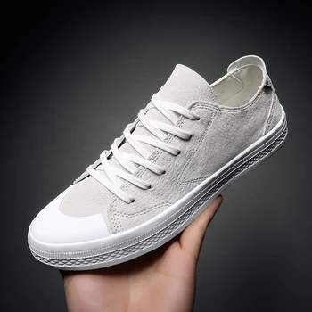 

Cow Suede Men's Leather Shoes outdoor British Fashion Men's Casual Designer Shoes Breathable Sneakers Men Solid Work Shoes a4