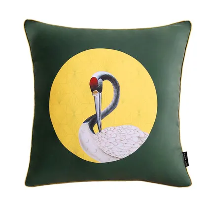 Home DecorativeModern printed leather buckle pillow sofa office cushion cover Cushion Cover Pillow Cover Pillow Case - Цвет: A