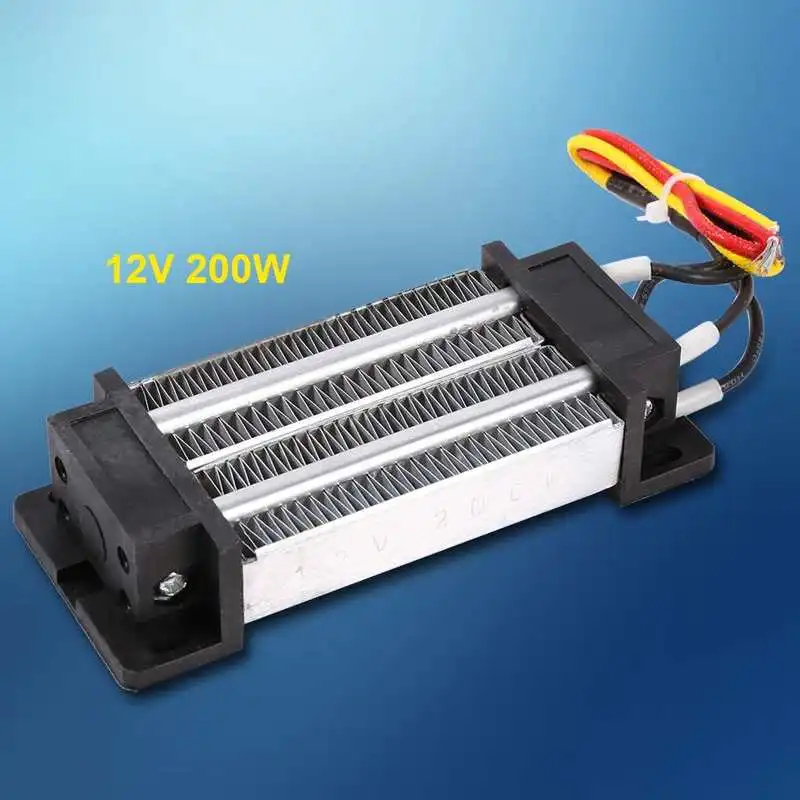 Heater Tool 200W DC 12V Electric Insulated Ceramic Thermostatic High Power PTC Heating Heater