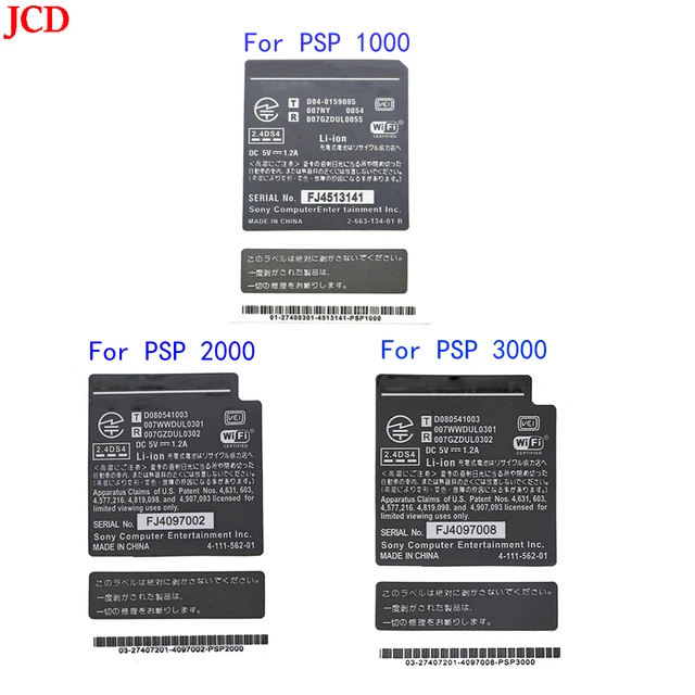 1 Pcs Für PSP1000/2000/3000 JP UNS Version Shell Batterie Lager 