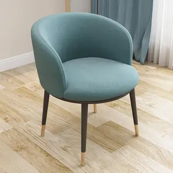 

8002 Nordic Simple Meeting Chair Light Luxury Creative Ins Net Red Computer Make Up Stool Back Home Adult Dining Chair