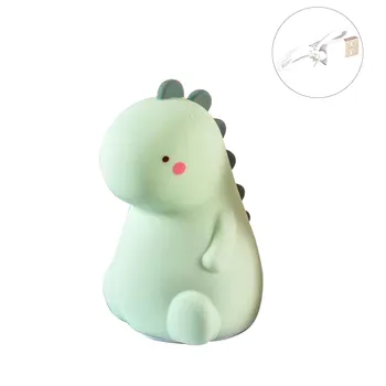 

With Touch Sensor Gifts Nursery Lamp Cute Baby Night Light For Kids Portable Silicone Bedside Toddler Room Led Dinosaur Shaped