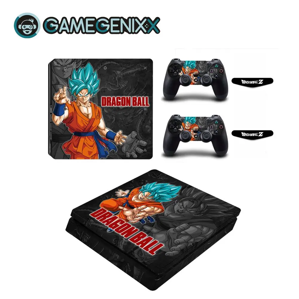 GAMEGENIXX наклейка на кожу полное покрытие Виниловая наклейка для PS4 тонкая консоль и 2 контроллера-Dragon Ball