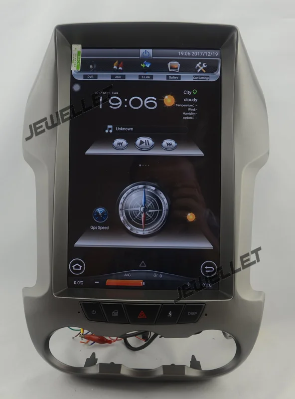 

12.1" tesla style vertical screen android 5.1 Quad core Car GPS radio Navigation for ford Ranger F250 2011-2014