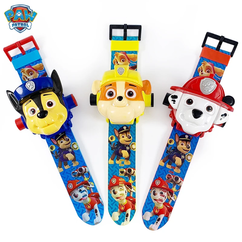 Paw Patrol Toys Set Patrulla Canina 24 стиля проекционные часы Psi аниме фигурки детский подарок на