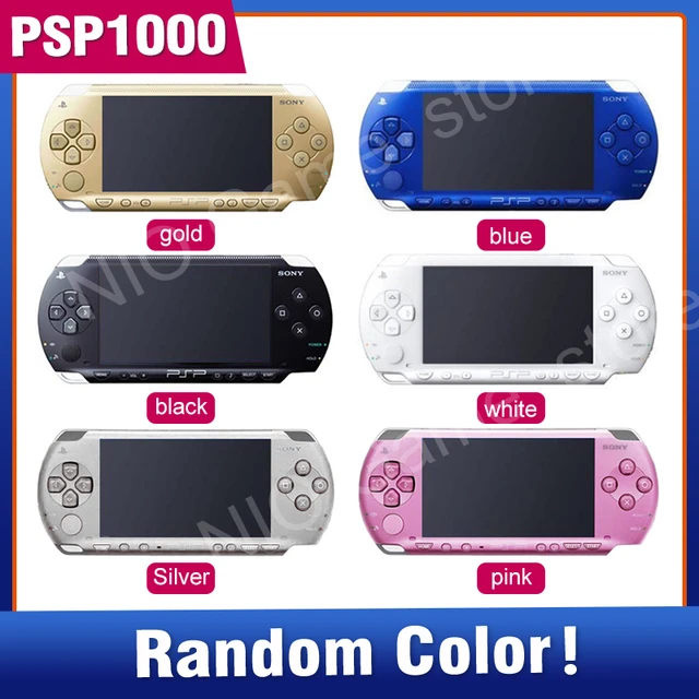 Original PSP refurbished PSP for Sony PSP 1000 PSP-1000 game console 16  32GB 64GB 128GB memory card black handheld game console - AliExpress
